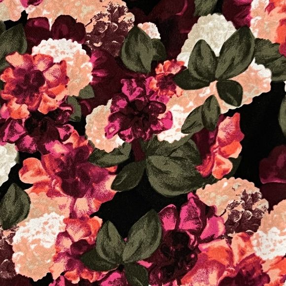 Banana Republic Pants Women's 4P Avery Allover Flower Print Cropped Multi - Picture 7 of 16